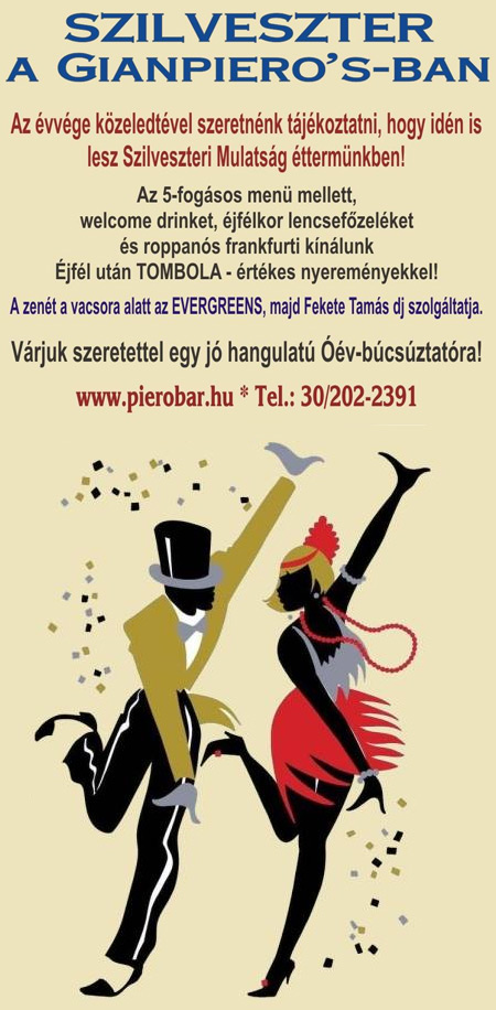 GianPiero's - Aktuális